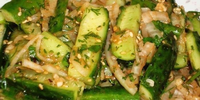 Salad mù tạt Hàn Quốc cho mùa đông với mù tạt