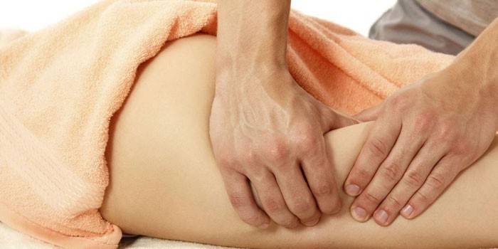 Massage de la cuisse