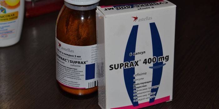 A gyógyszer Suprax