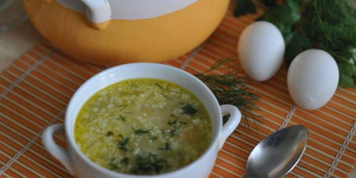 Pirinç ve Yumurta Çorbası