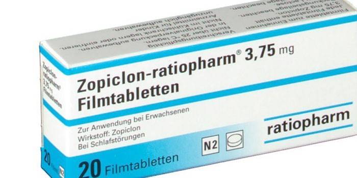 Zopiclone tabletta