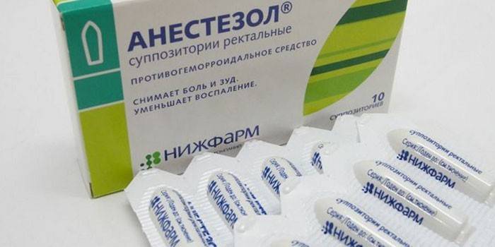 Thuốc đạn trực tràng Anestezol