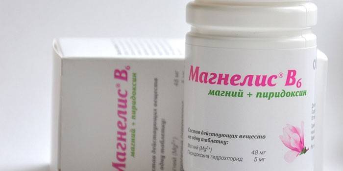 „Magnelis B6“ tabletės stiklainyje