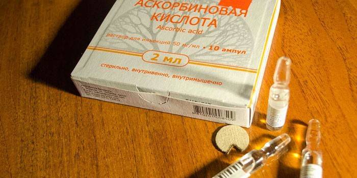 Ampul askorbik asidi