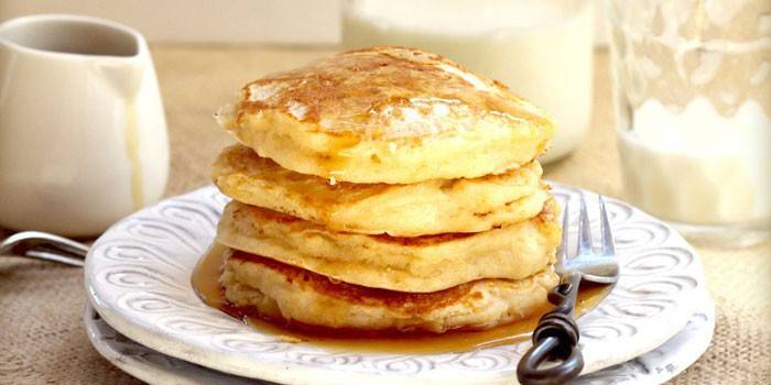 Ahornsirup-Pfannkuchen