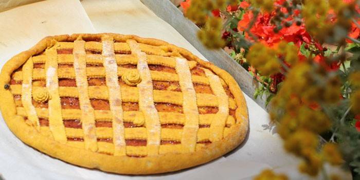 Kürbiskuchen
