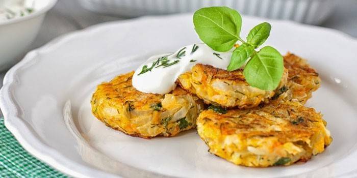 Côtelettes de chou frit