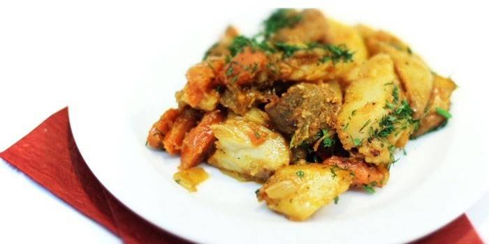 Carne de porco com batatas