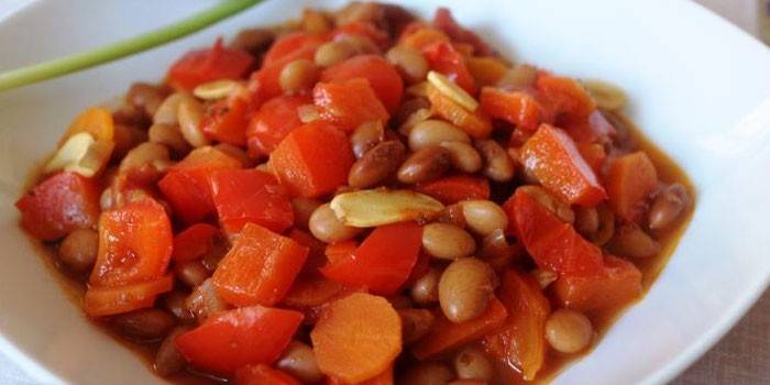 Guisado de feijão dietético