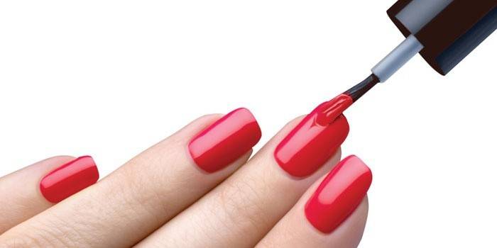 Uñas de goma laca