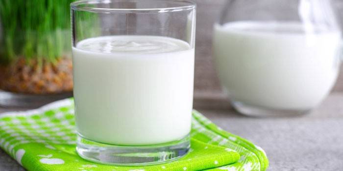 Kefir in un bicchiere