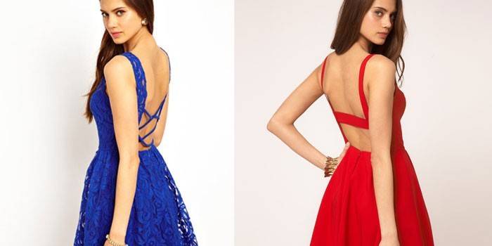 Boyunlu modelde kırmızı ve mavi renk
