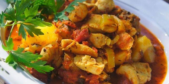 Patatesli Tavuk Tabağı