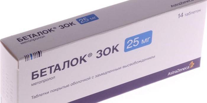 Tablety Betalok Zok v balení
