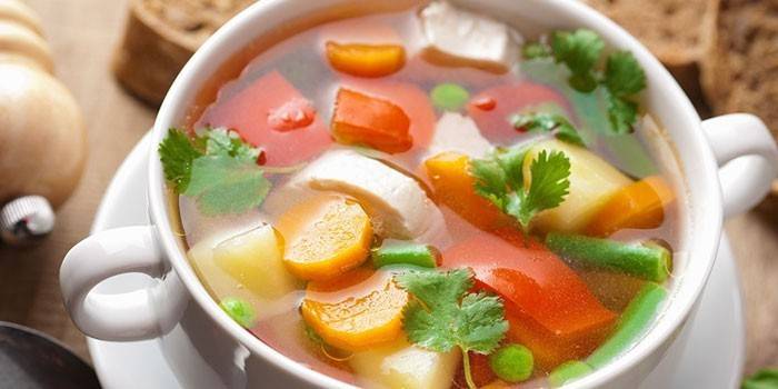 Sopa De Dieta Vegetal