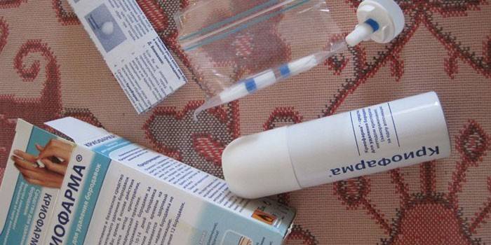 الهباء الجوي Cryopharm مع النيتروجين السائل