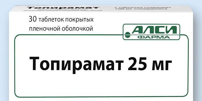 Topiramate tablete