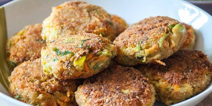 Cotolette di verdure fritte