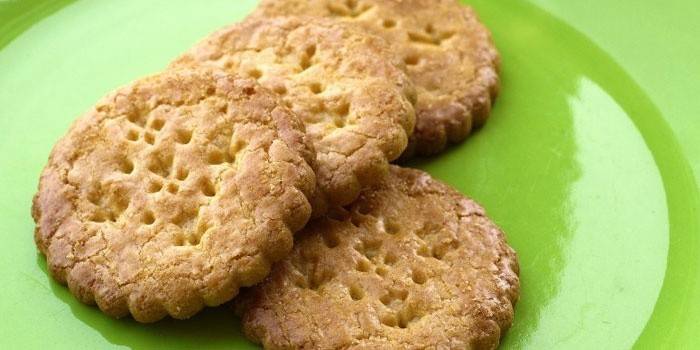 Biscuits Sablés sur une Assiette