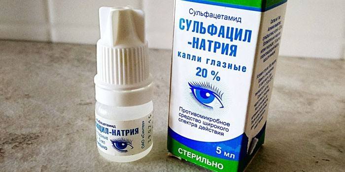 Sulfacil Sodium Drops por paquete