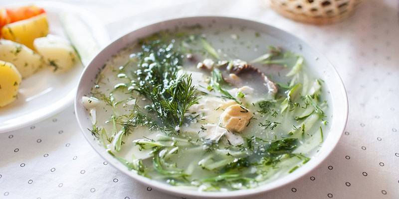 okroshka เนื้อลูกวัว