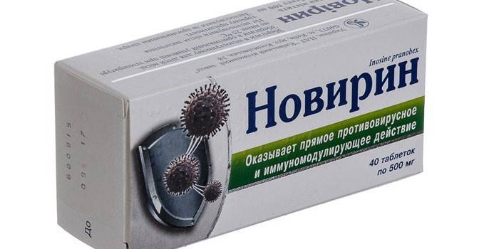 Paket başına Novirin tabletleri