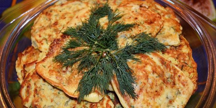 Bereite Zucchinistückchen