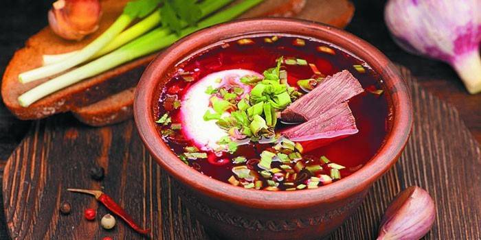 Plato de borsch