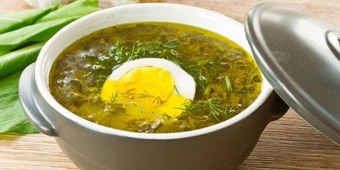 Kuzukulağı yumurta çorbası