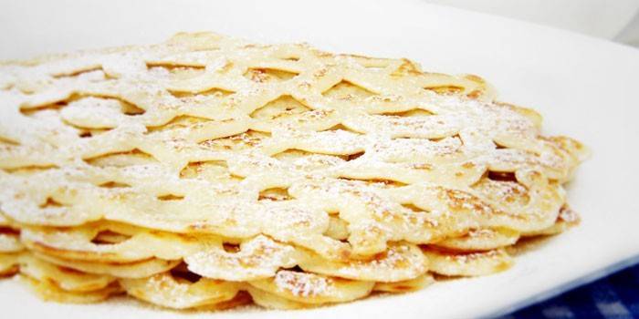 Fischnetz Hefe Pfannkuchen