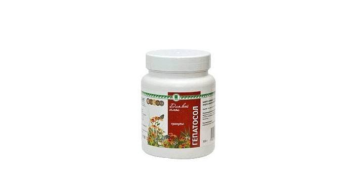 Viên Hepatosol trong một cái lọ