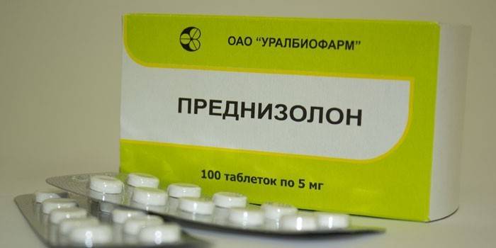 Δισκία πρεδνιζολόνης ανά συσκευασία