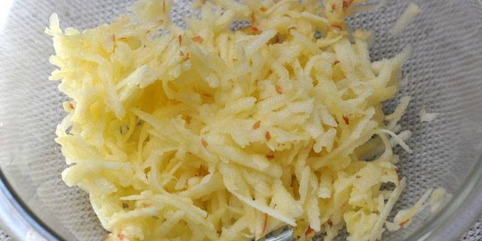 Geriebener Apfel