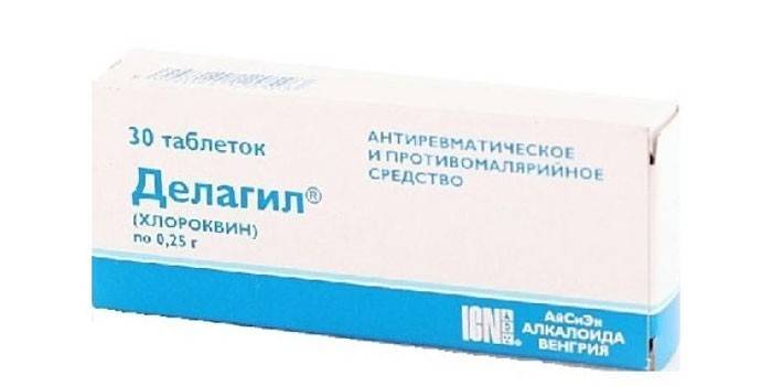 Делагил таблетки