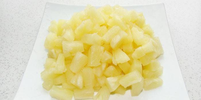 Tranches d'ananas en conserve