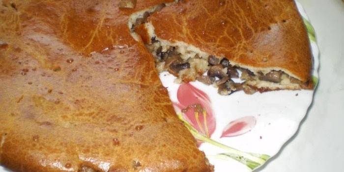 Bereite Pilz-Torte