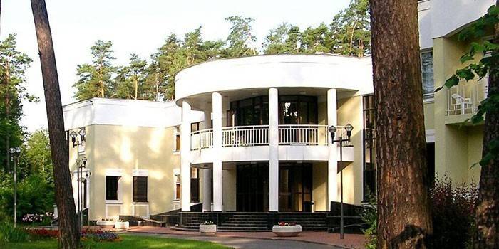 L'entrée principale du sanatorium Bas Chagda
