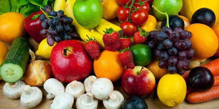 Frutta, verdura e funghi