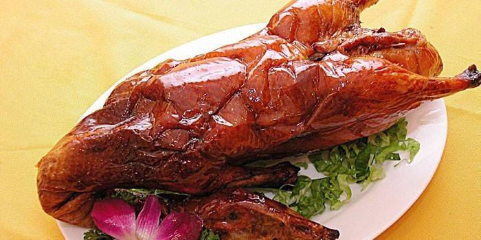 Canard classique cuit à la pékinoise