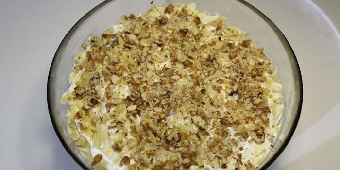 Salade feuilletée au poulet et à l'ananas