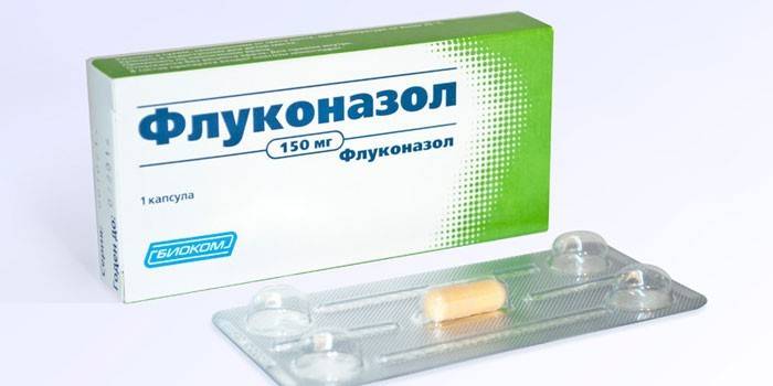 Comprimidos de fluconazol por embalagem