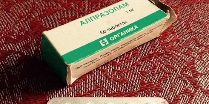 Alprazolama tabletes