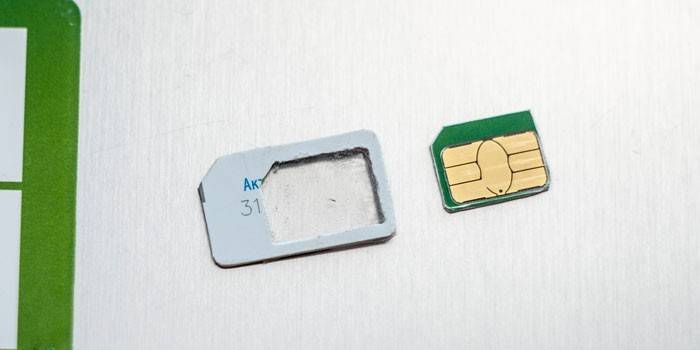 Nano carte SIM pour smartphone ou iPhone