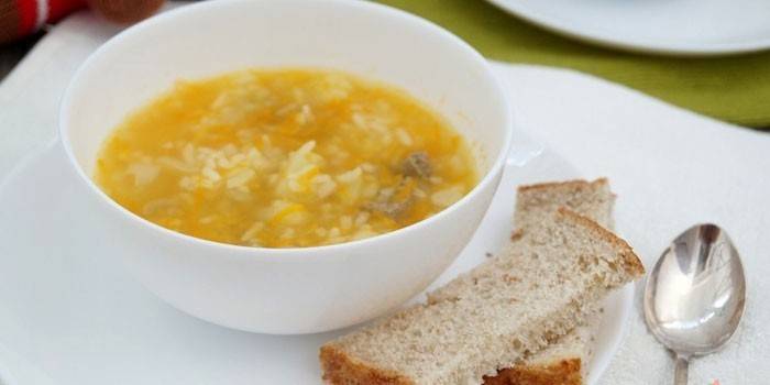 Arroz em um prato