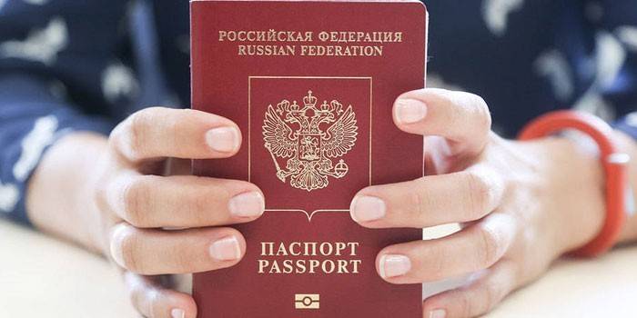 Passaporto di un cittadino della Russia