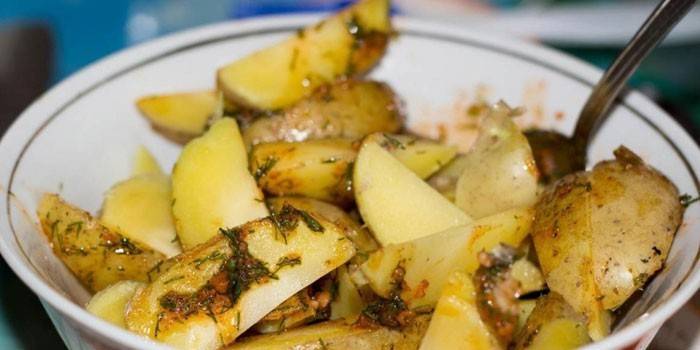 Idaho con spezie ed erbe aromatiche