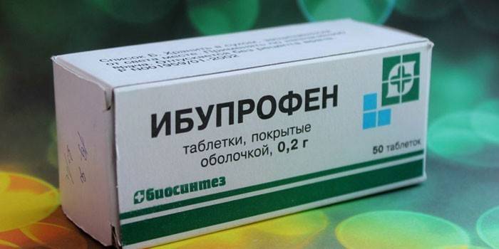 Viên Ibuprofen trong gói