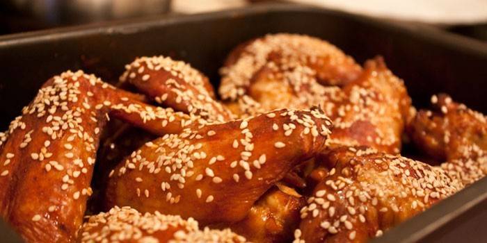Kyllingvinger med Teriyaki sesam