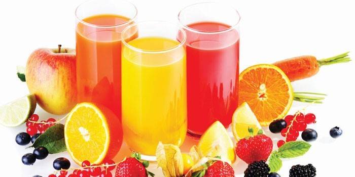 Zumos de frutas