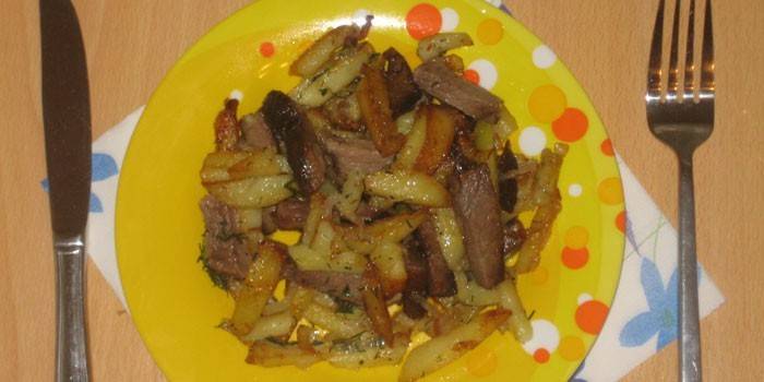 Kartoffel mit Schweinefleisch